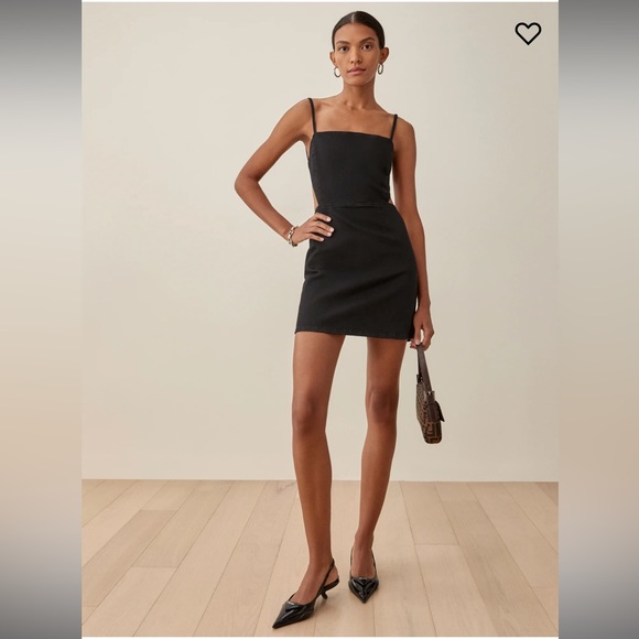 Reformation Dresses & Skirts - Reformation Kate Tie Back Denim Dress (Size 2)